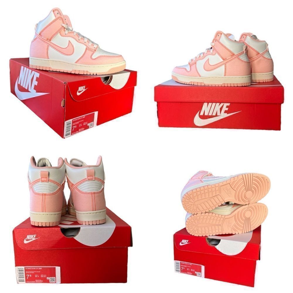NIB Nike Dunk High 1985 “ Pink Denim “ Sneakers